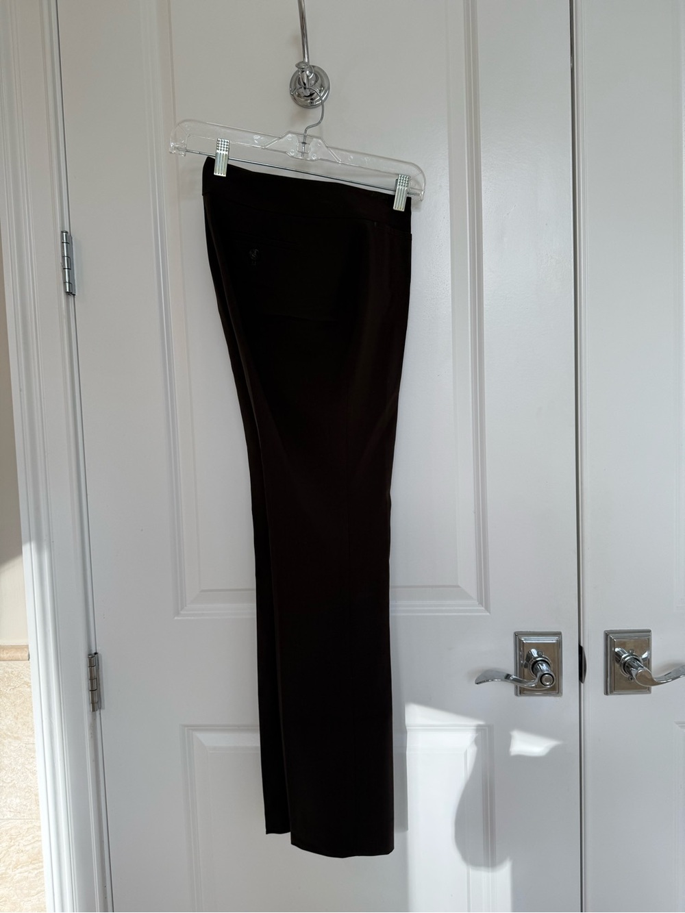 Michael Kohrs Brown Wool Slim Straight Pants